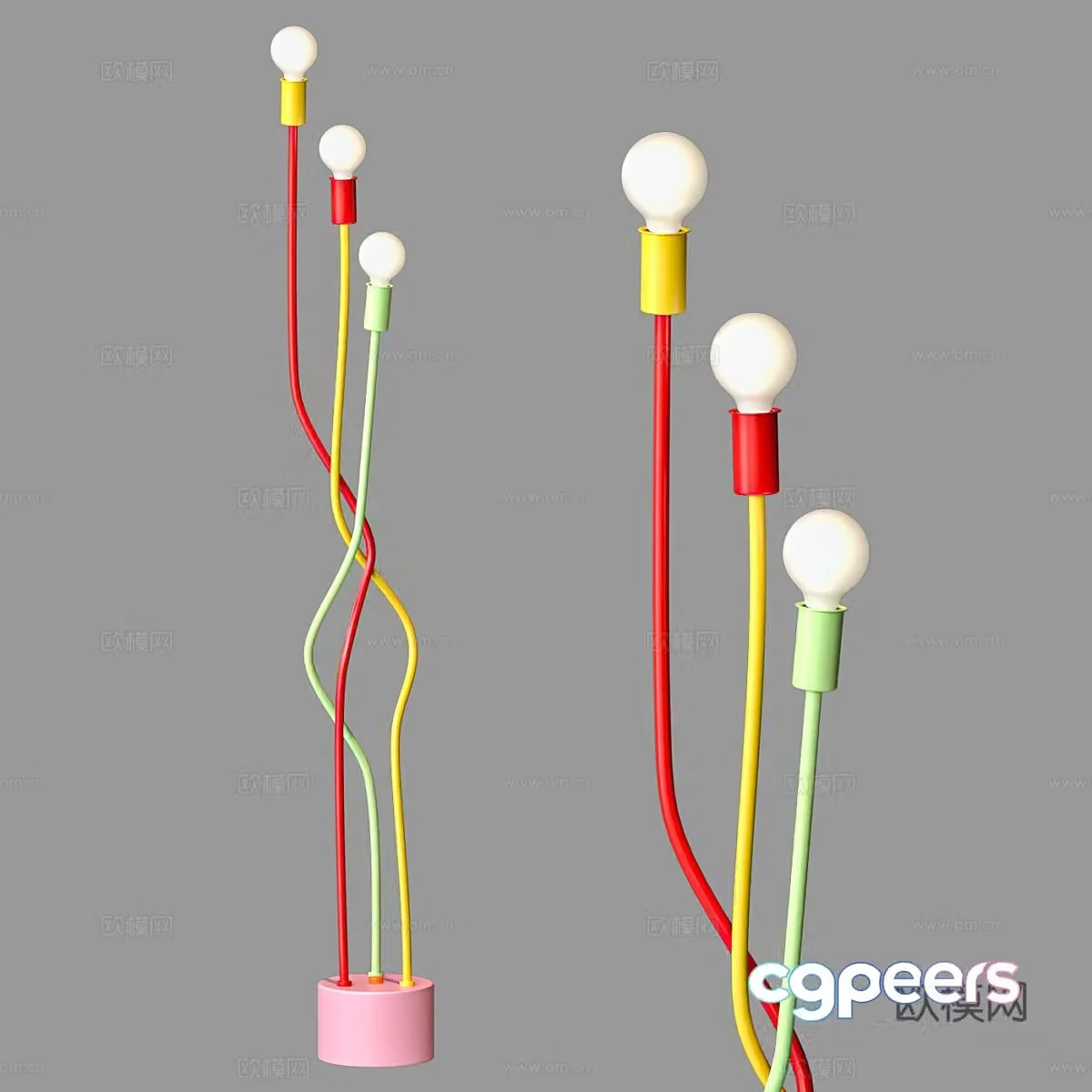 Modern floor lamp dopamine floor lamp 3d model