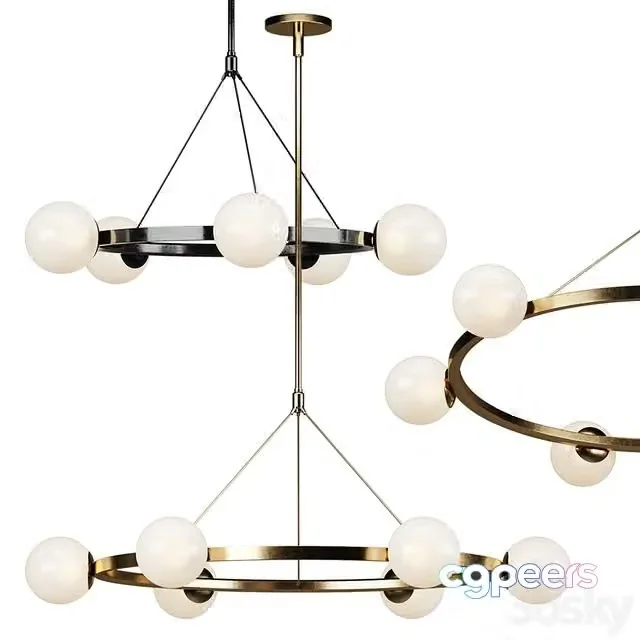 3ds Max Free – Hayes Chandelier West Elm