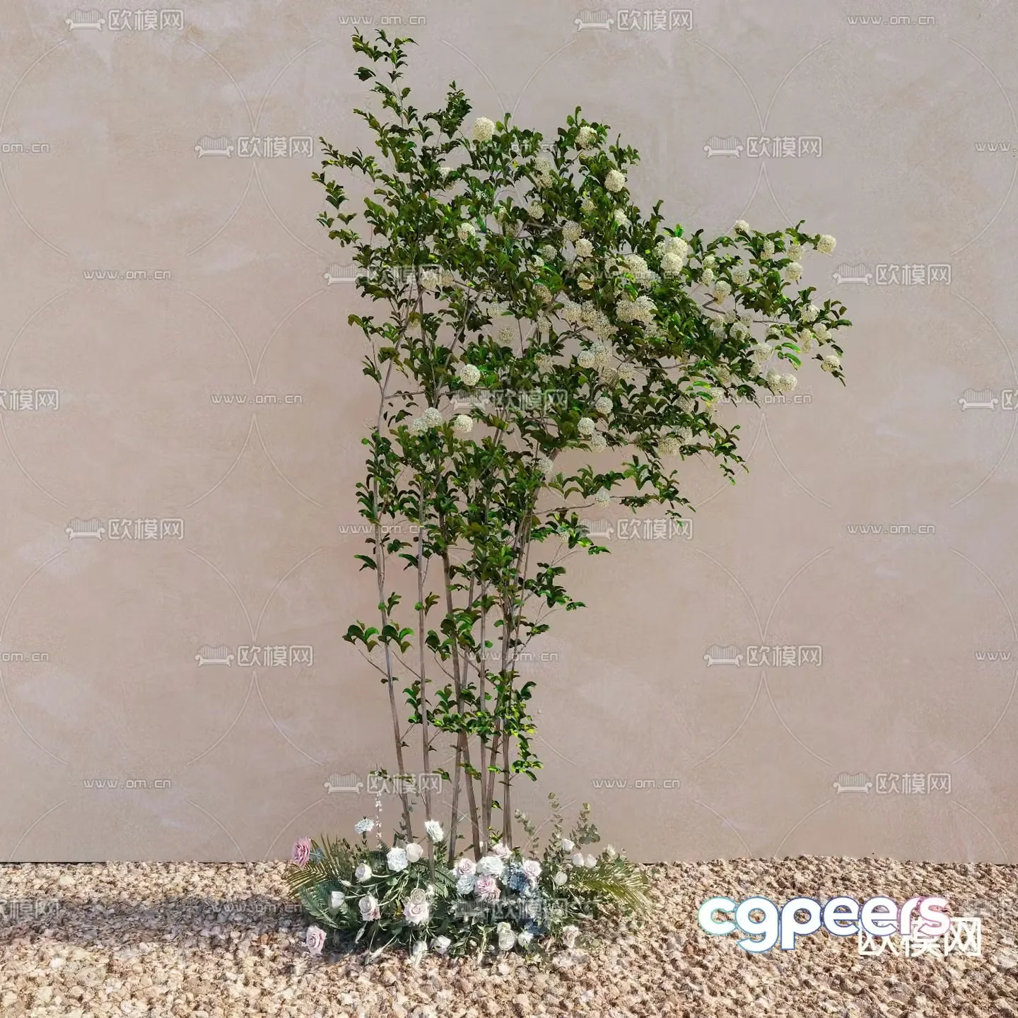 Plant heap Flower Tree Green Plant 3D Model