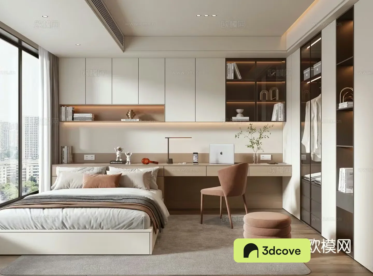 Modern tatami bedroom