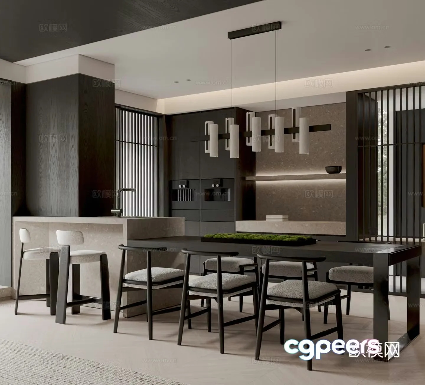 New Chinese restaurant 3D model