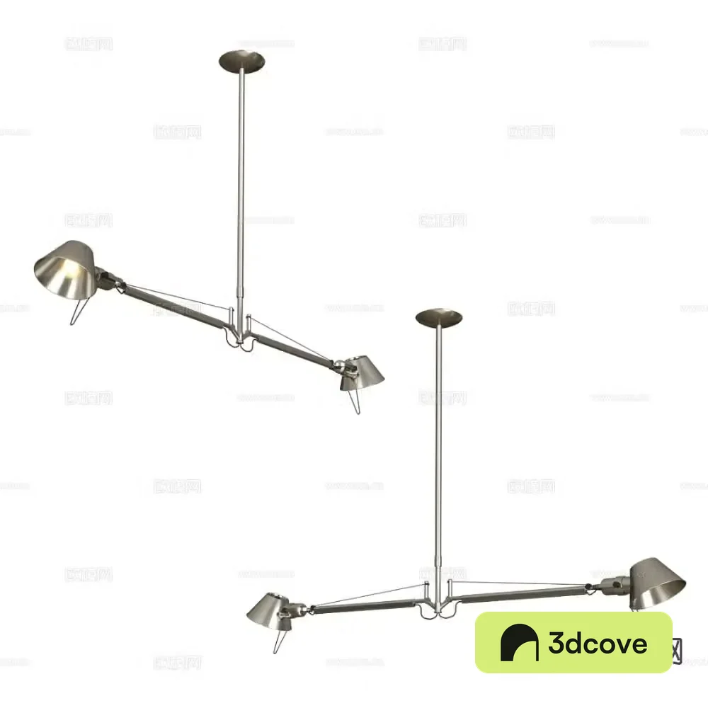 Artemide metal chandelier