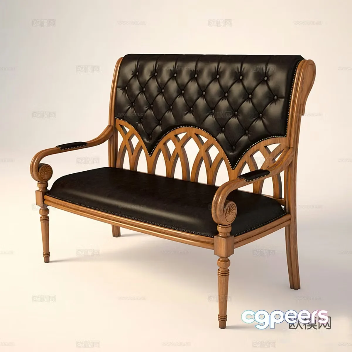 Bench TUDOR3d model