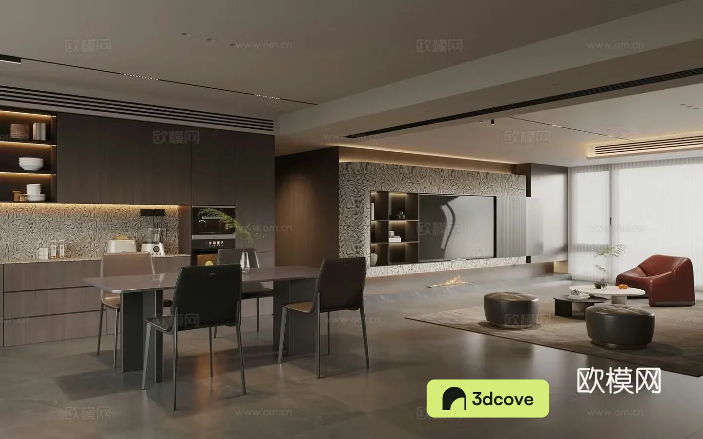 Modern Italian living room