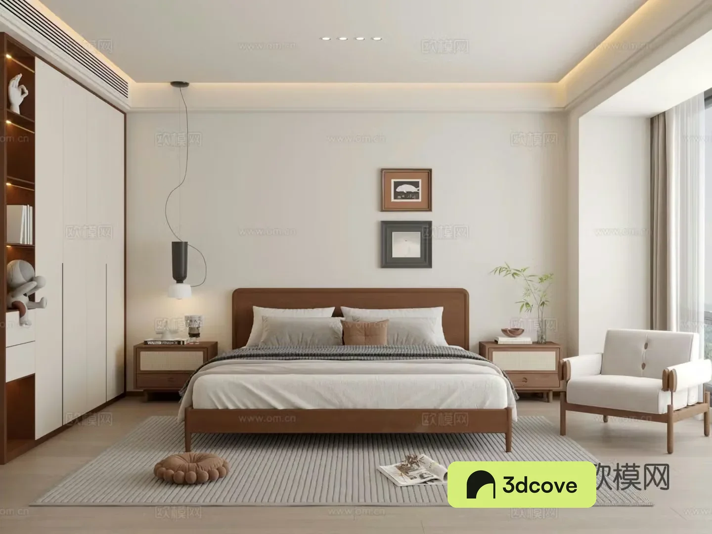 Wasabi Bedroom Master bedroom 3D model
