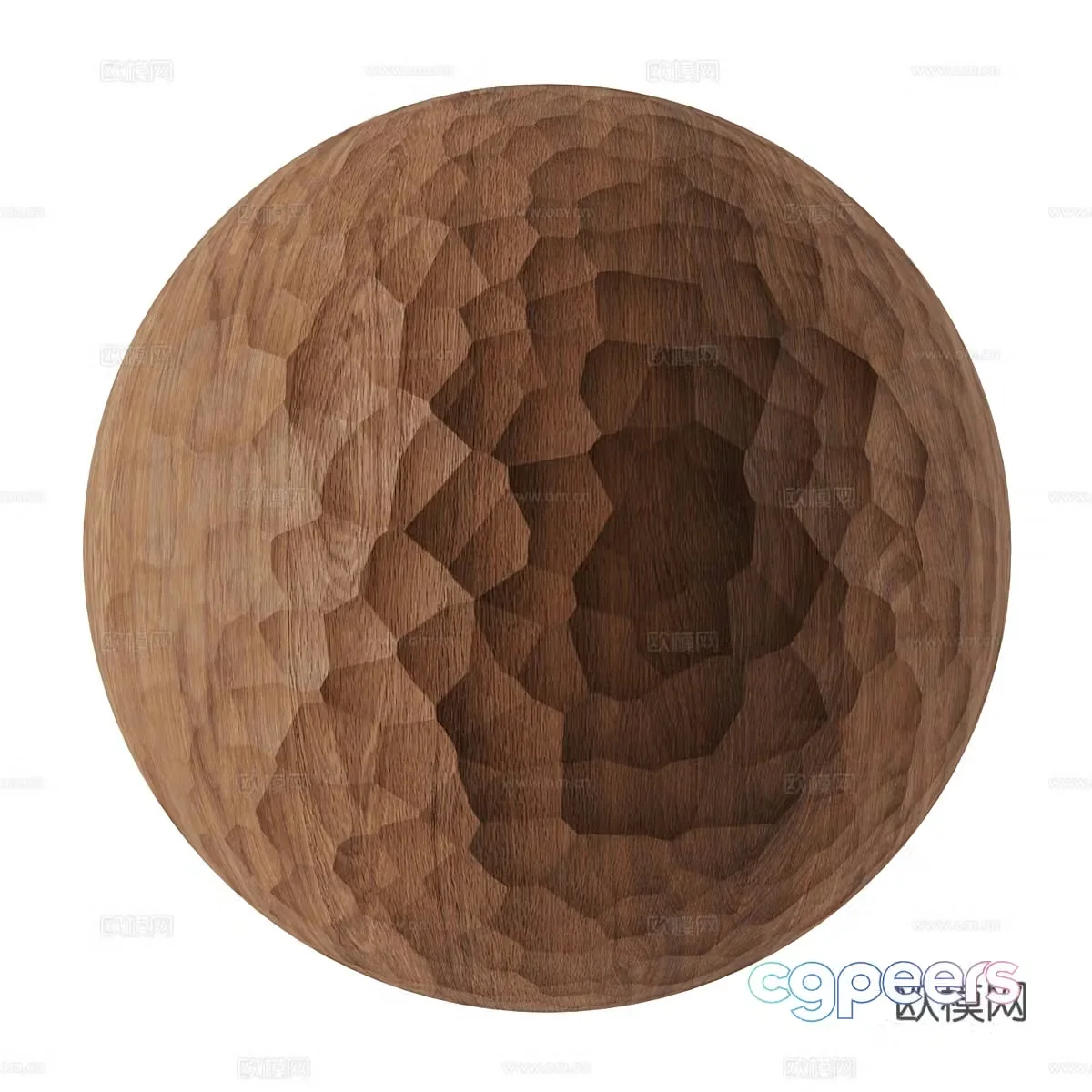 New Chinese carved wood material 3D model