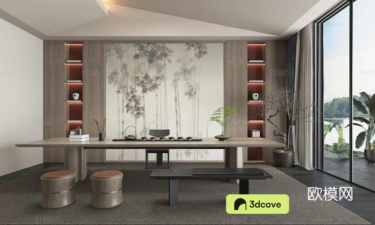 New Chinese tea room