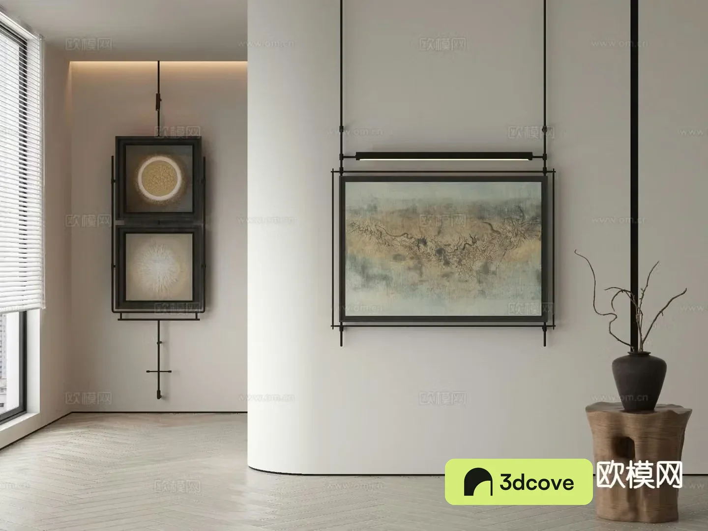 Wabi-sabi art painting decorative painting