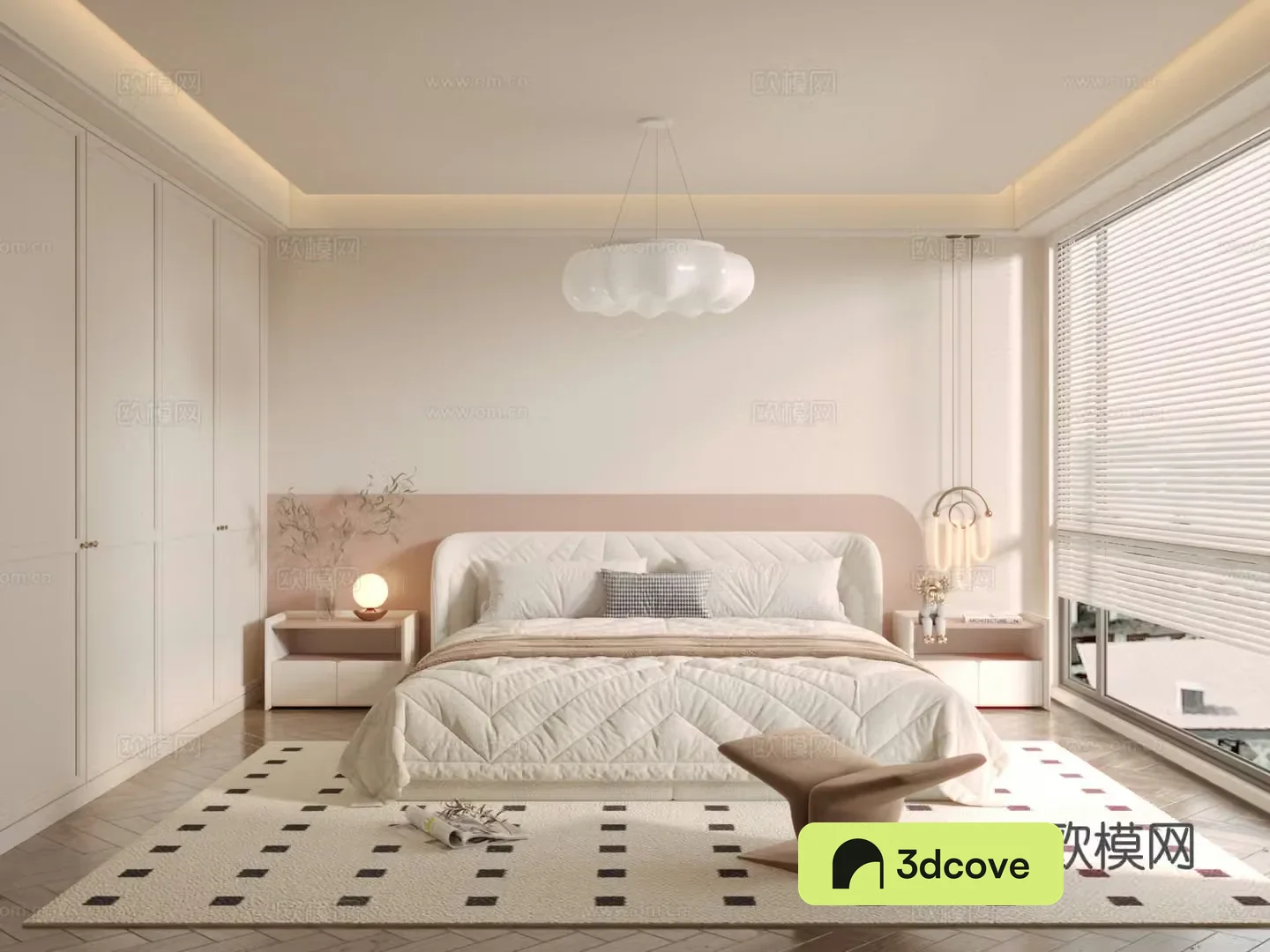 Creamy Bedroom Master Bedroom