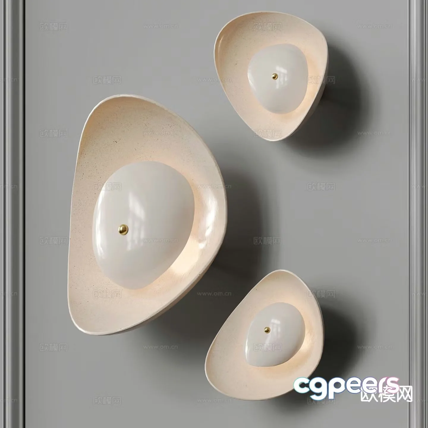 Modern wall light 3d model