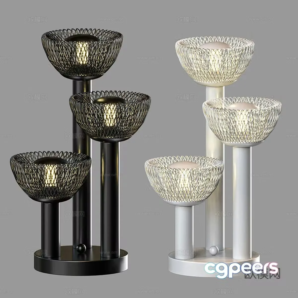 Modern floor lamp 3D model