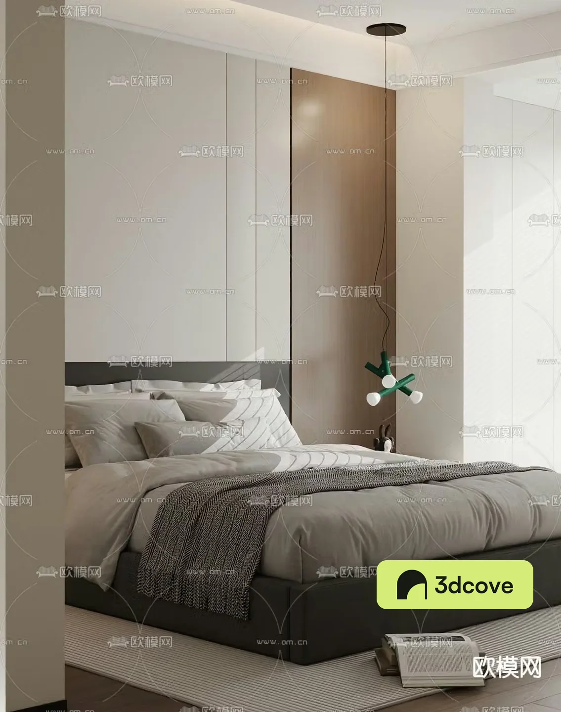 Modern double bed
