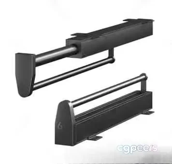 A Black Paper Towel Holder 3D Model – 7984 – CORONA Render