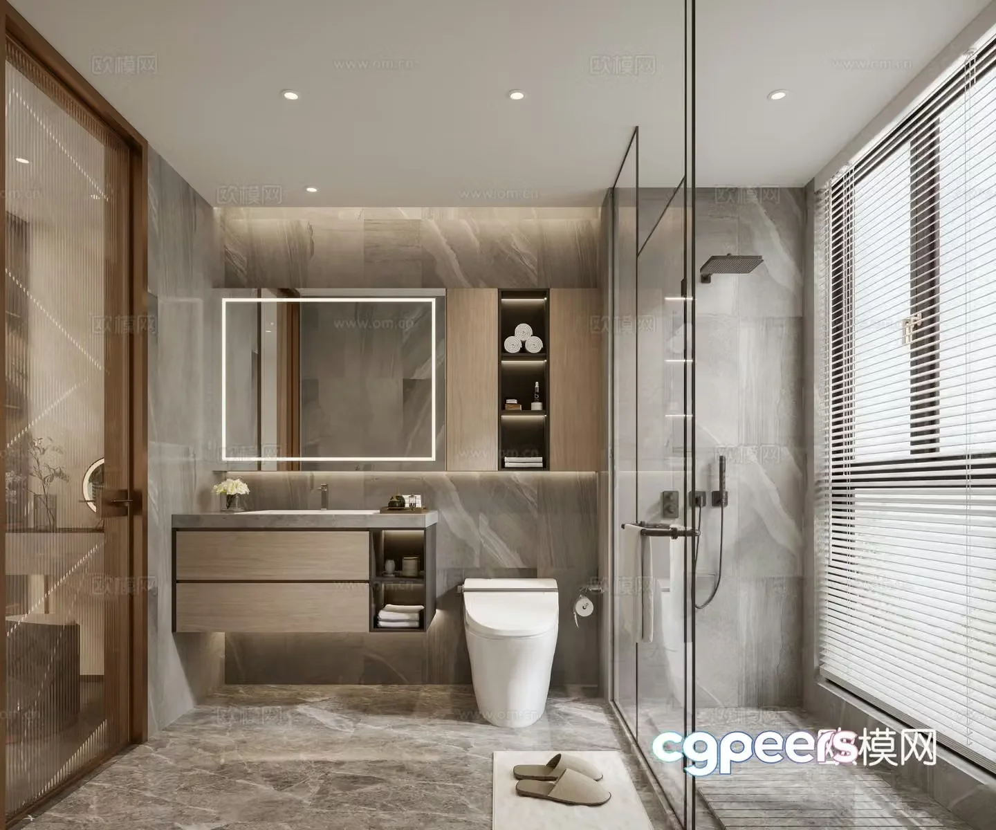 Italian bathroom 3D model