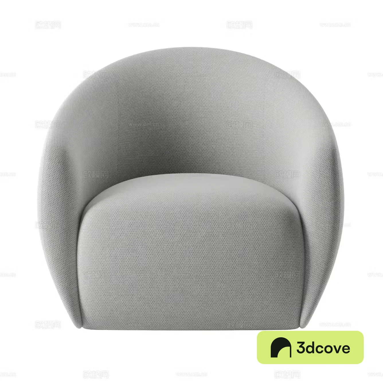 Modern Italian minimalist Lobby sofa chair