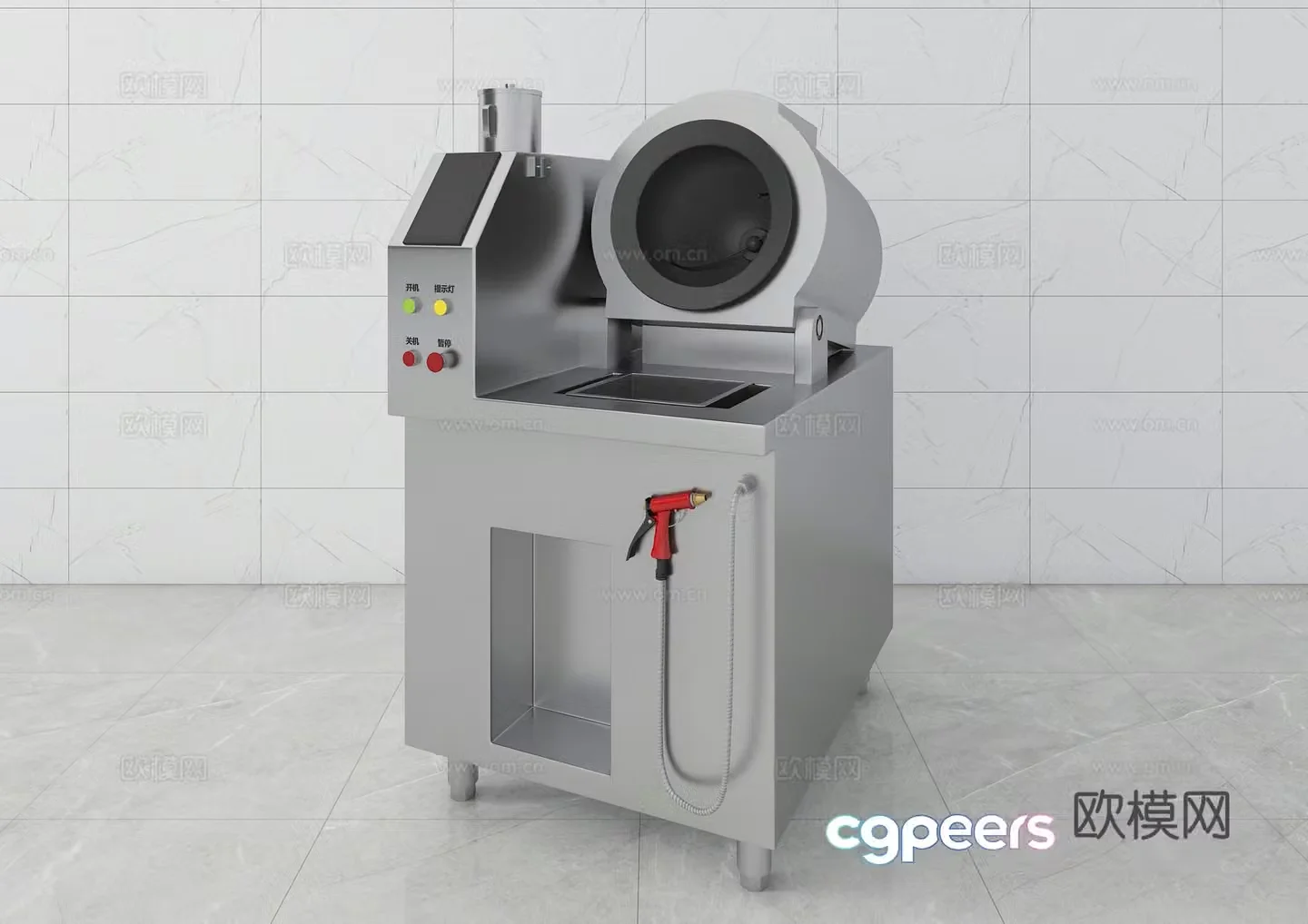 Automatic cooking machine cooking robot commercial cooking machine fully automatic cooking machine intelligent cooking 3D model