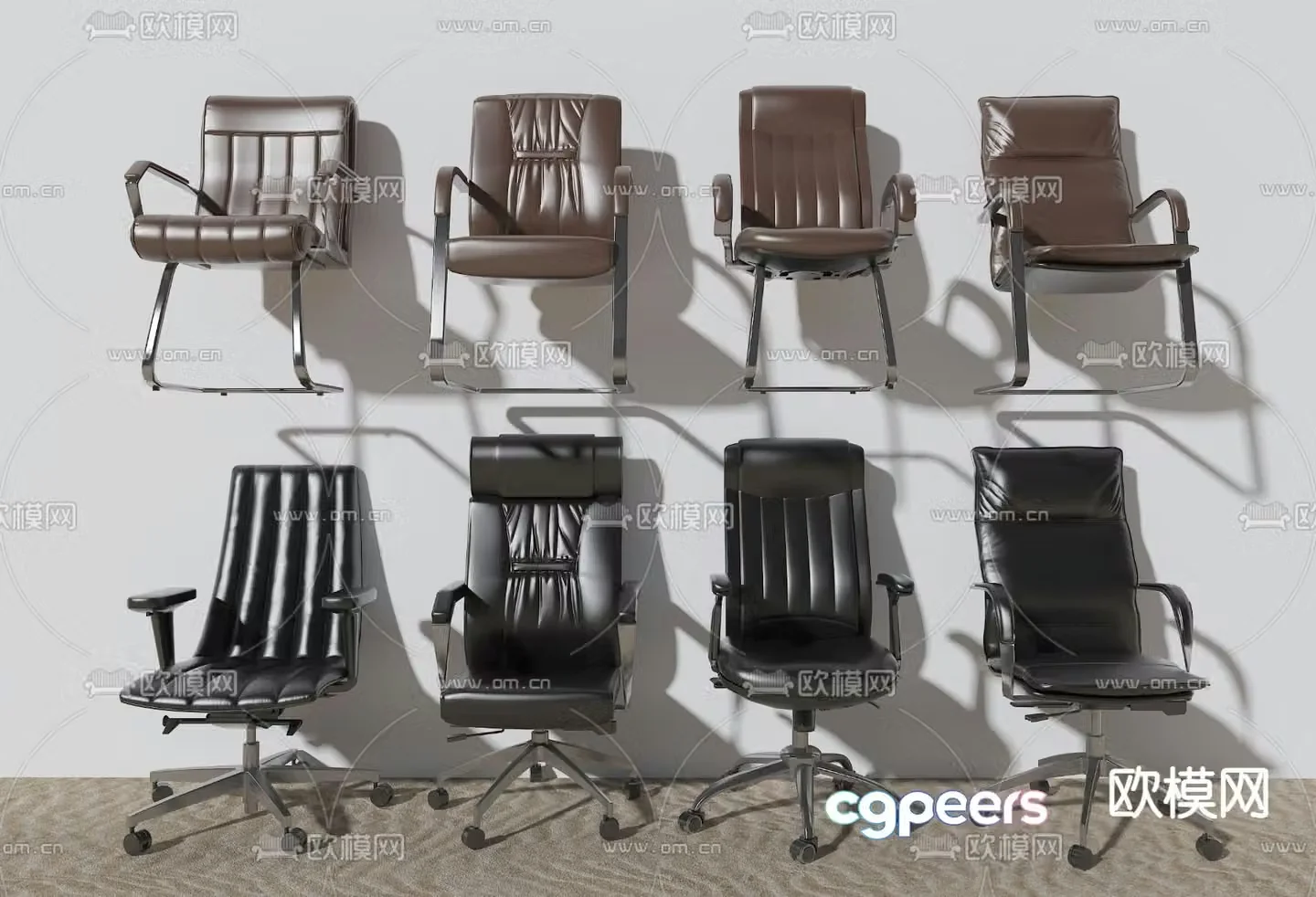 Office chair executive chair boss chair 3d model