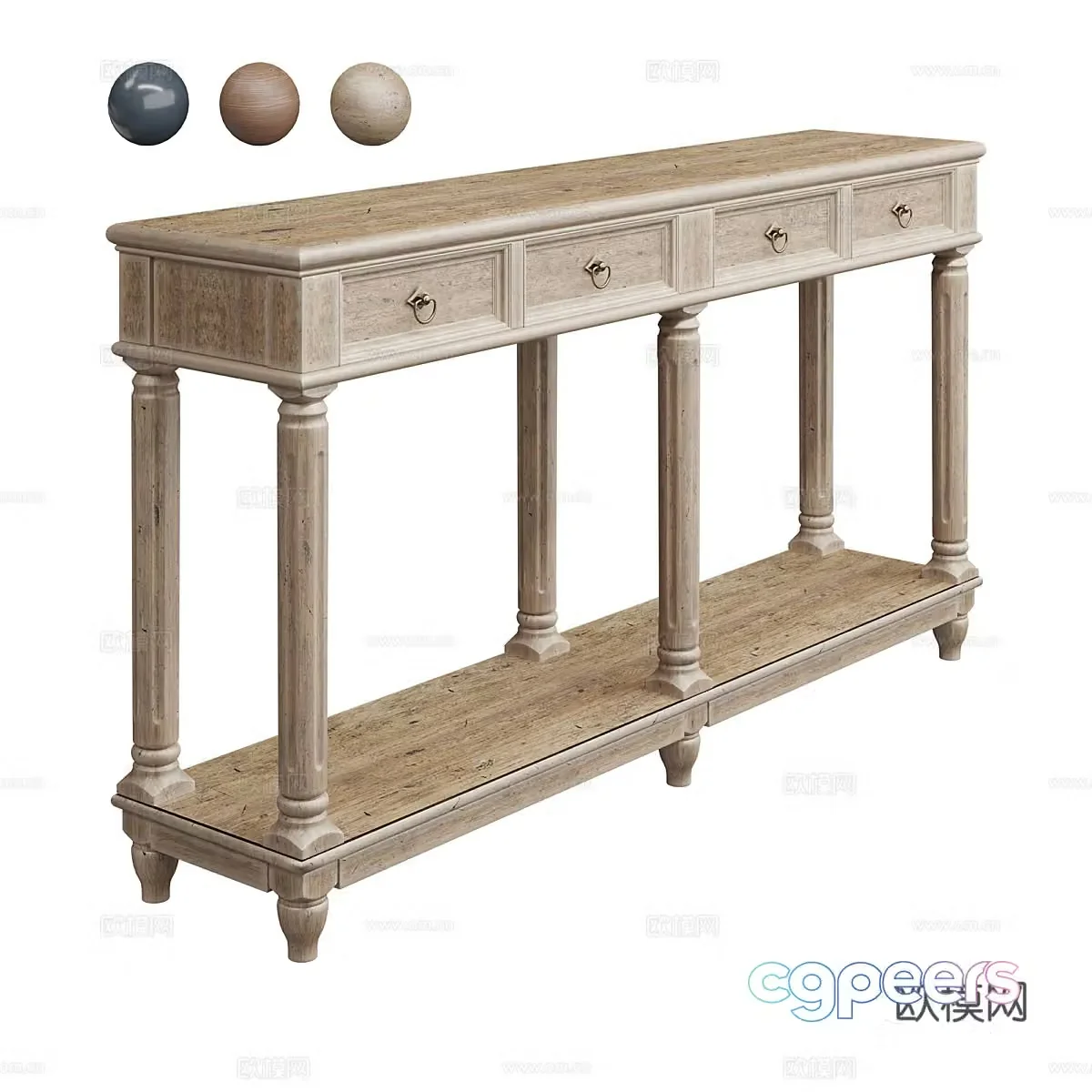 Desk 3d model