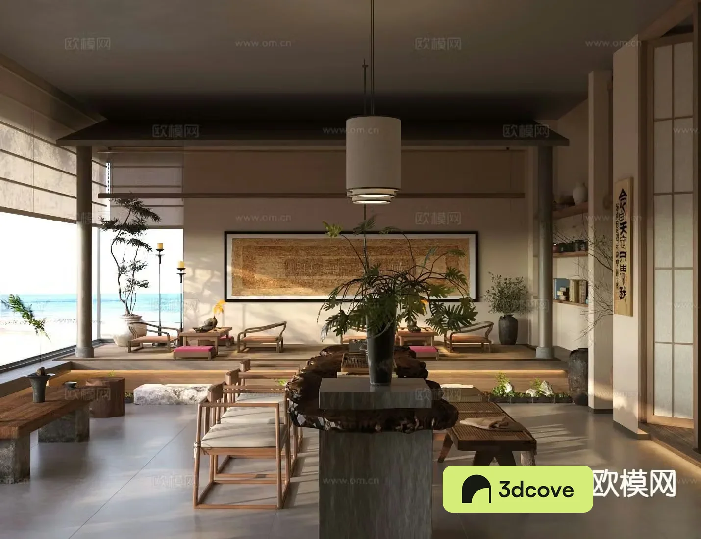 New Chinese-style teahouse