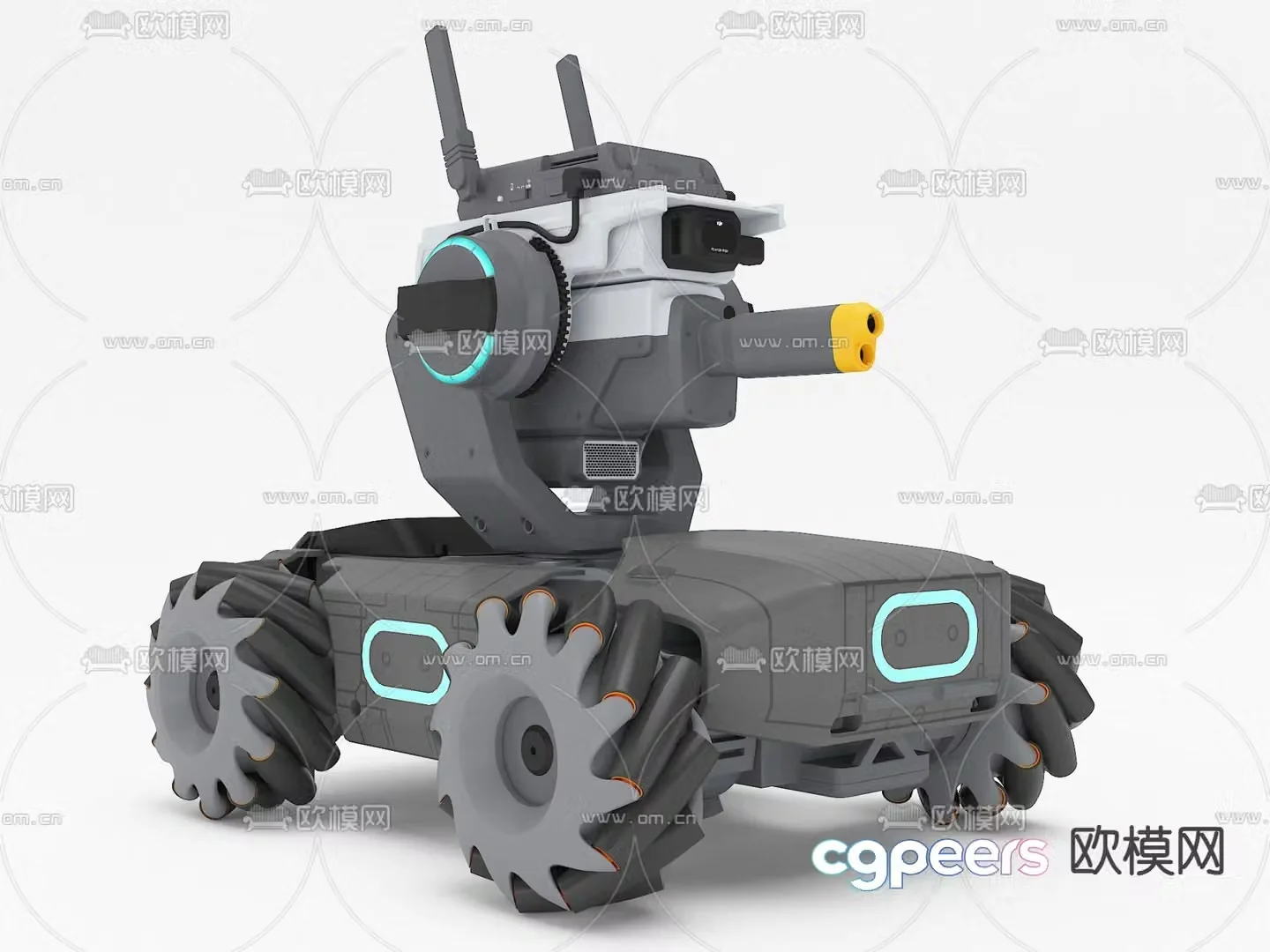 Modern toy car 3d model