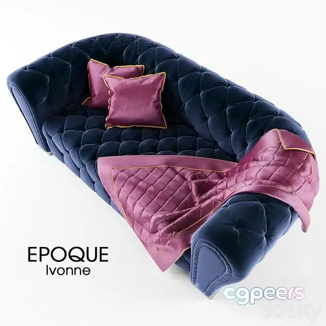 3ds Max Free – sofa EPOQUE Ivonne Art Deco