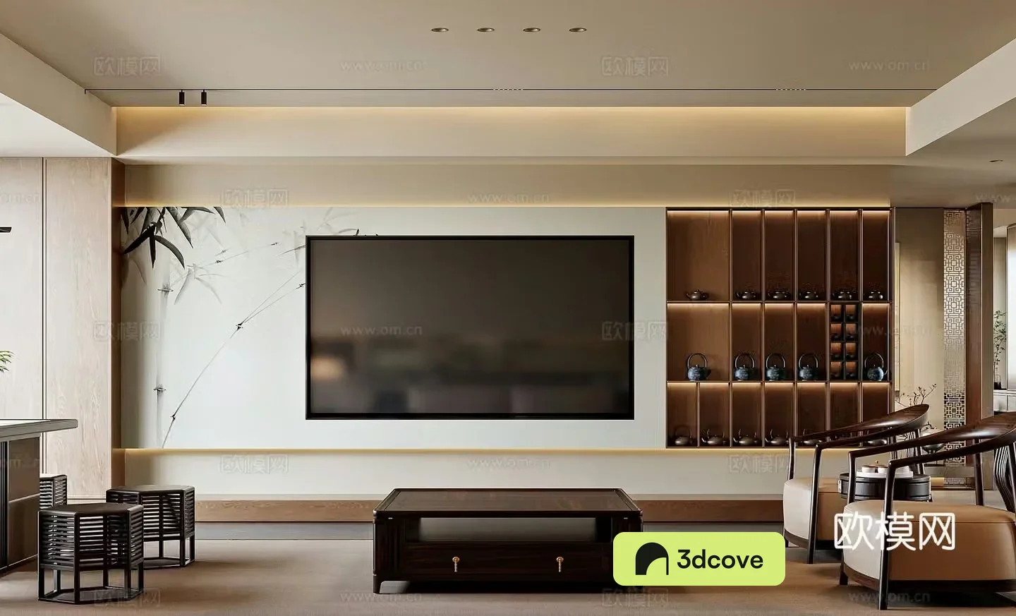 New Chinese style home living room