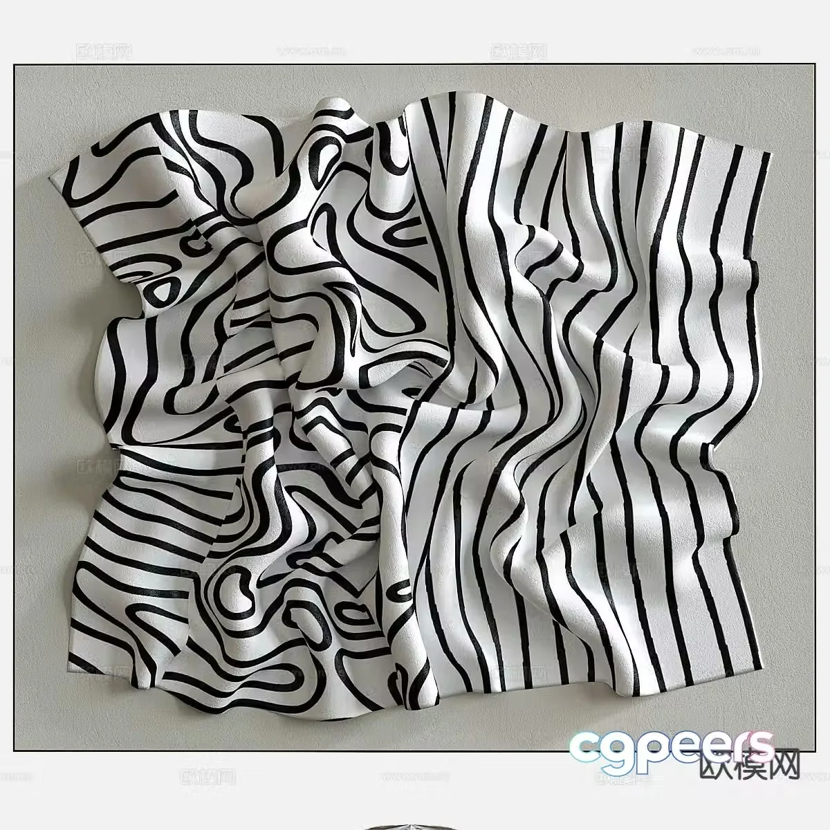 Three-dimensional hanging decoration wall decoration 3D model