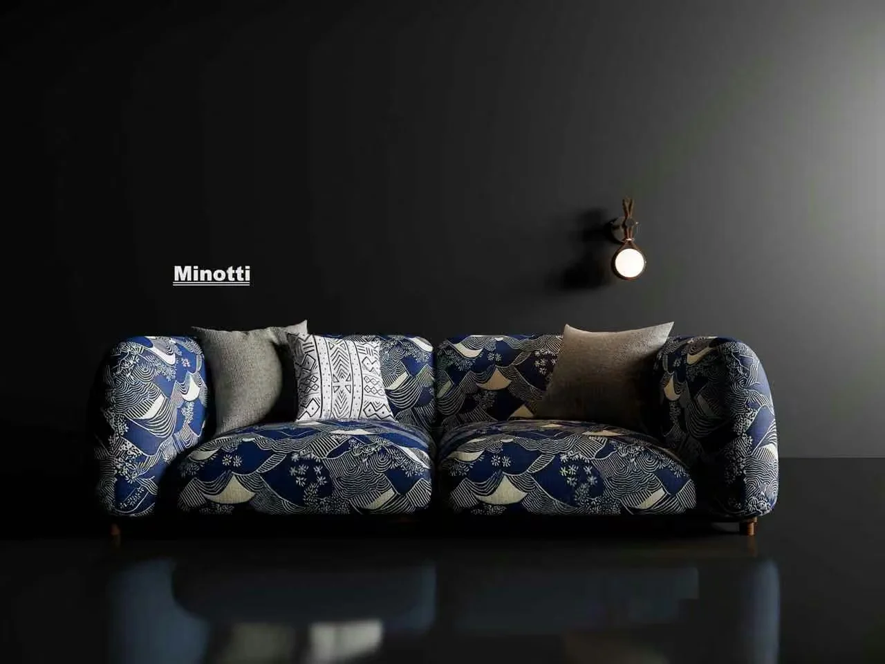 Modern Living Room 3D Model – 17925 – VRAY Render