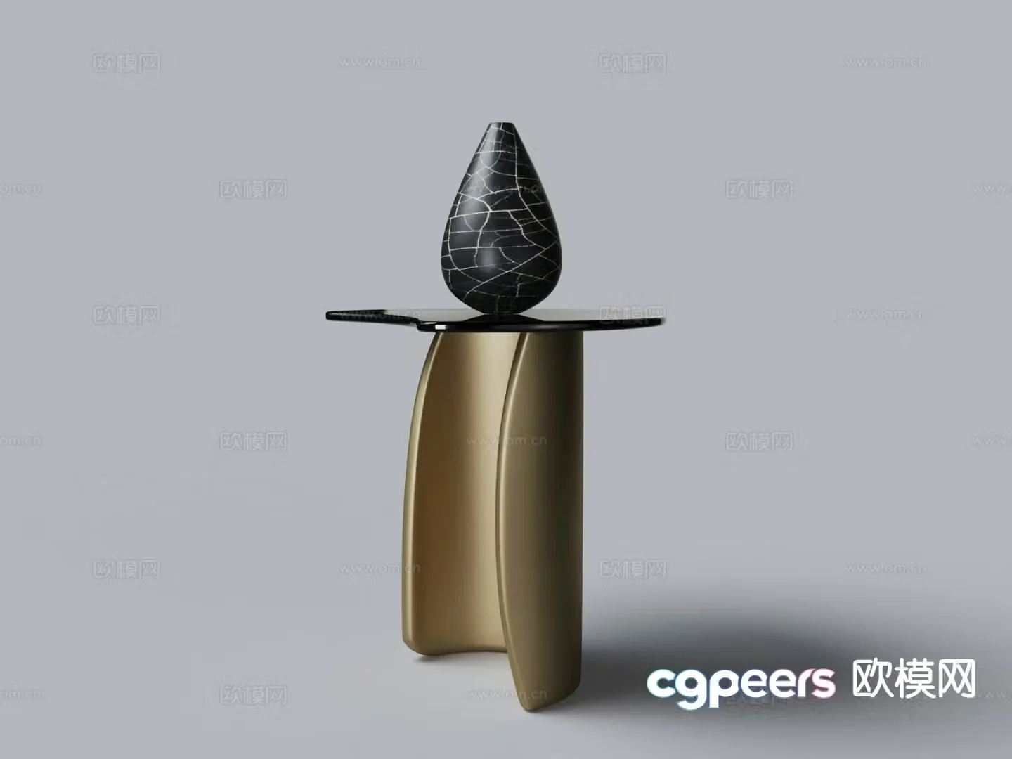 Modern side table corner table table table 3d model