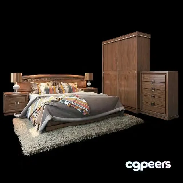 3ds Max Free – Bedroom NORA factory Monrabal Chirivella, Spain