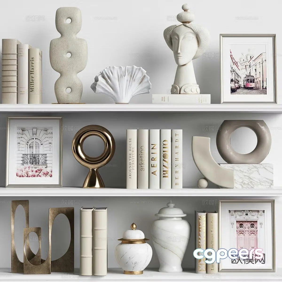Bookcase 3d model