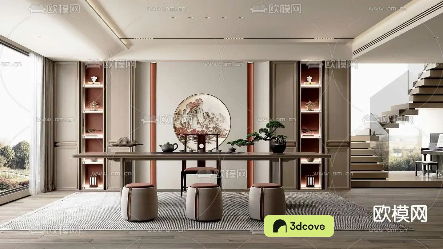 New Chinese tea room