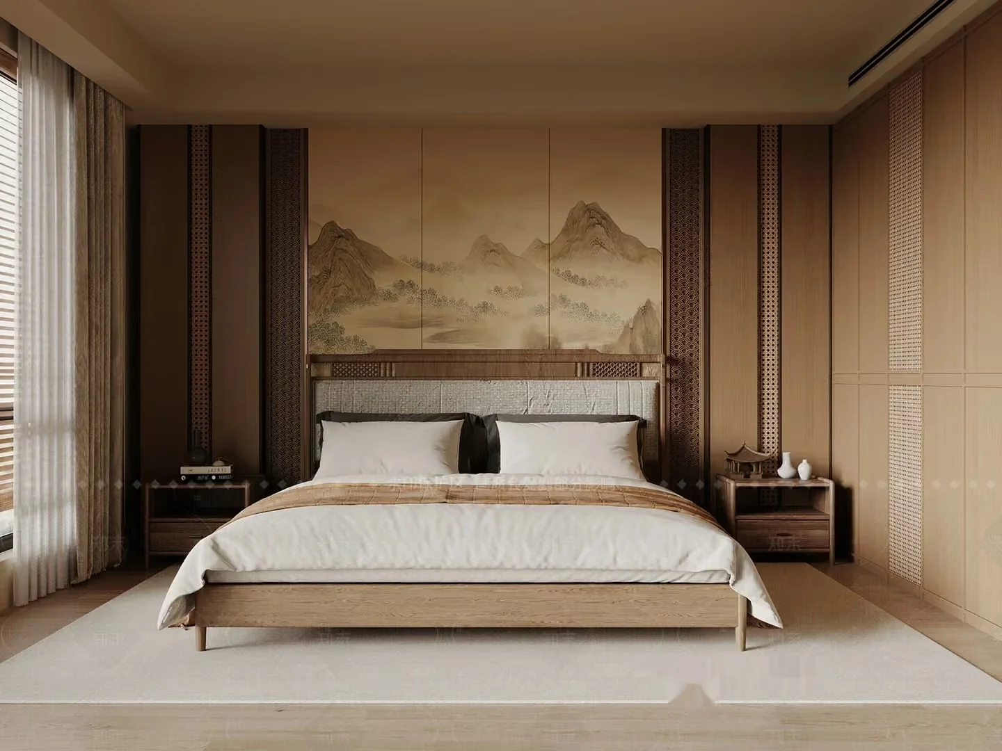 Cozy Bedroom 3D Model – 15231 – VRAY Render
