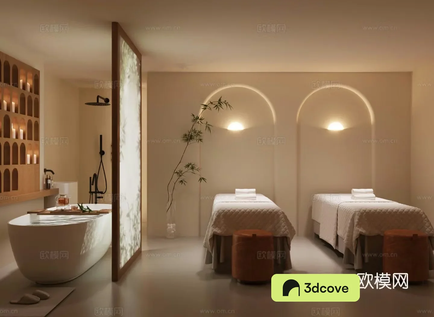 Wasabi Beauty Salon Medical Beauty Private Room SPA Nursing Room 3D Model