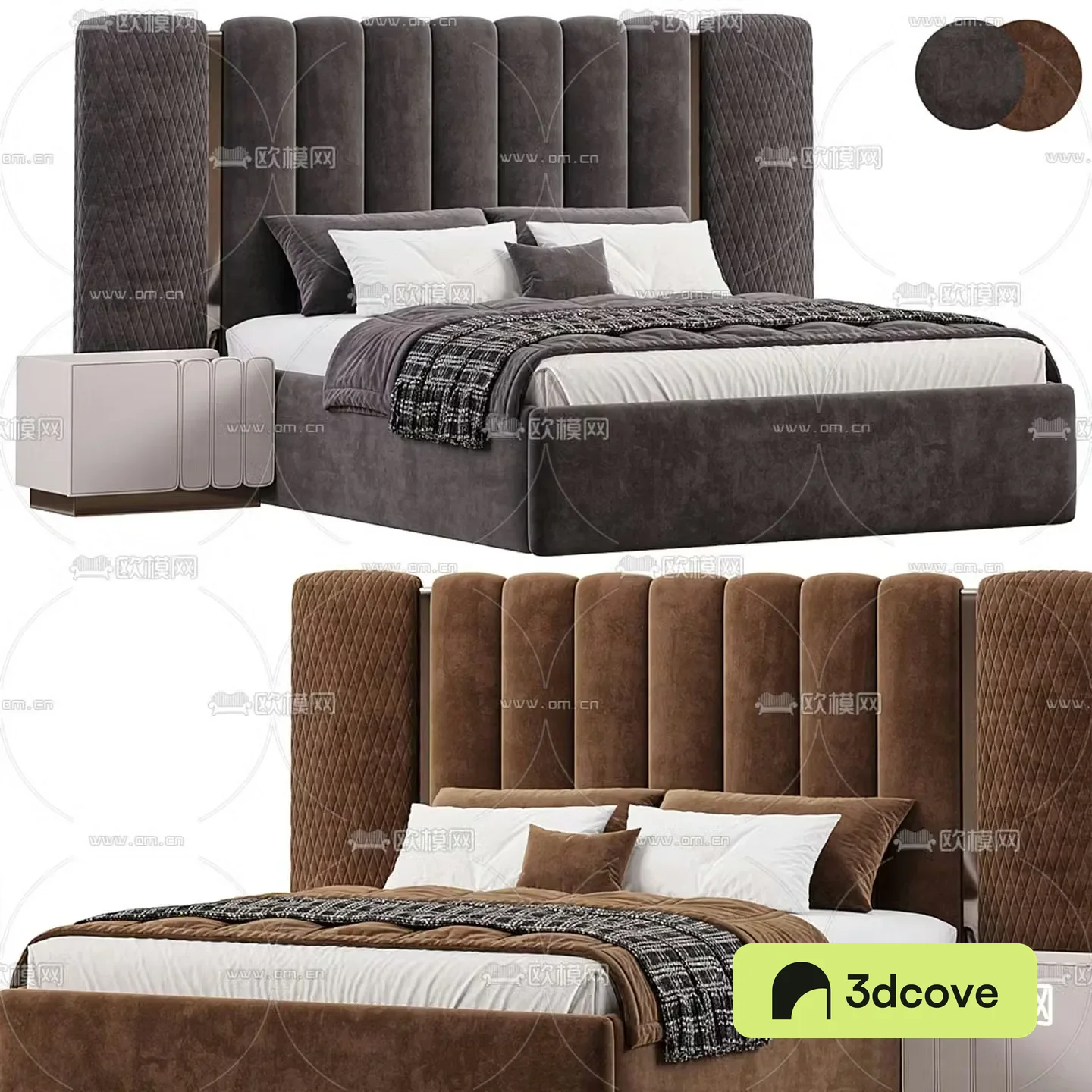 Akyuz Mobilya double bed