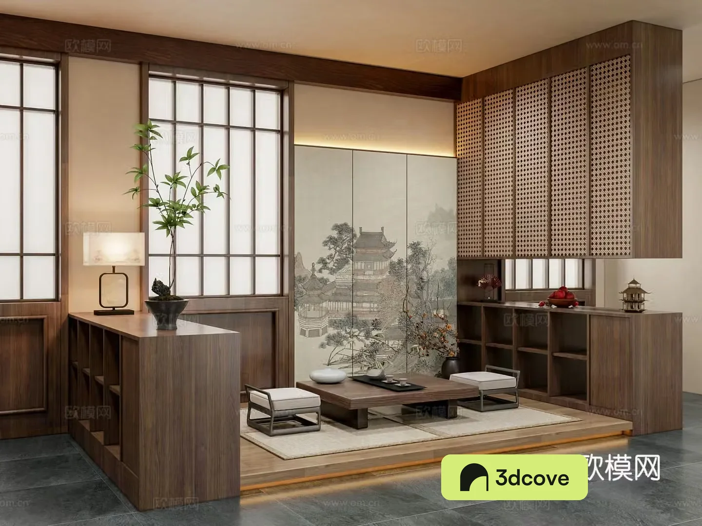 New Chinese tea room