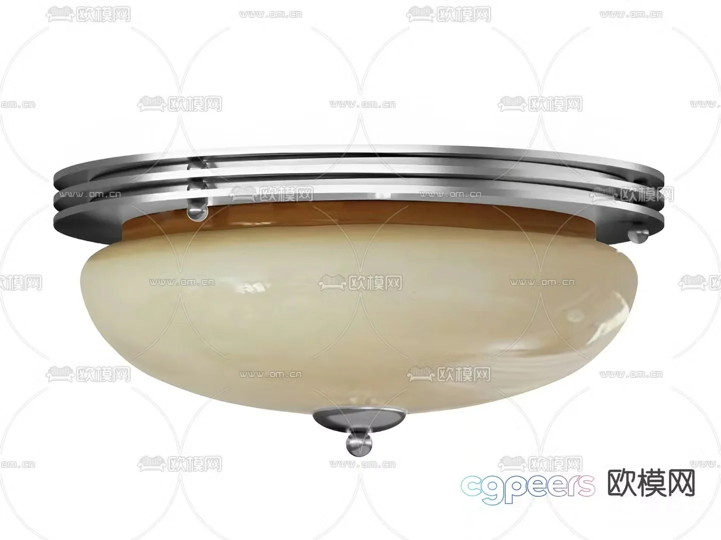 Medieval style ceiling lamp Bauhaus ceiling lamp 3D model