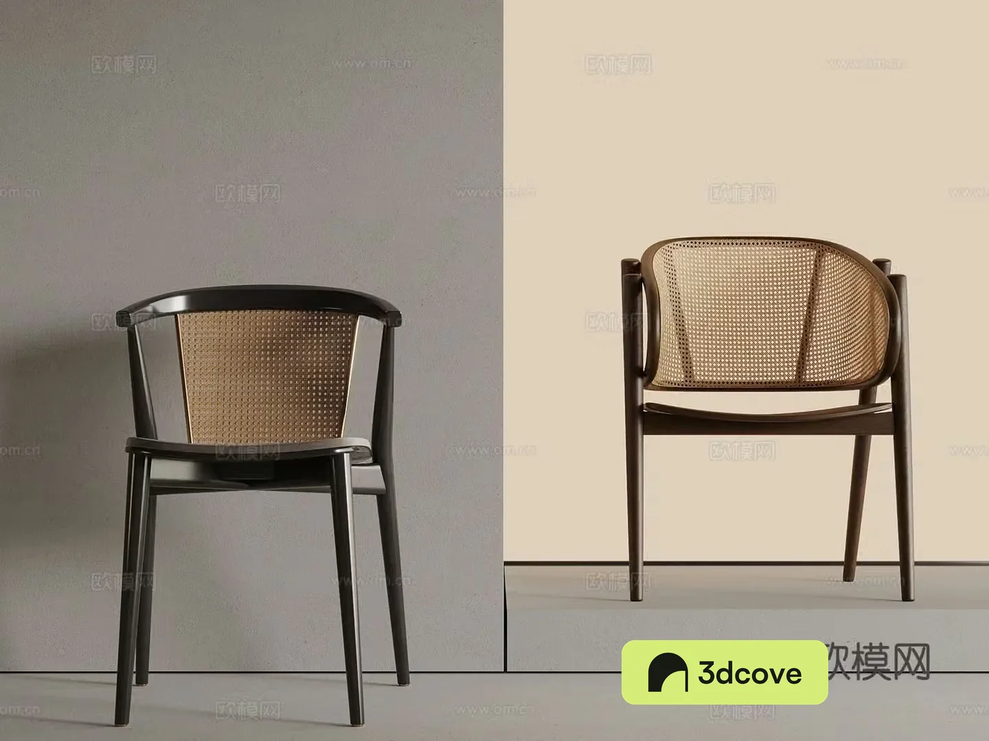 New Chinese style leisure chair without armrest