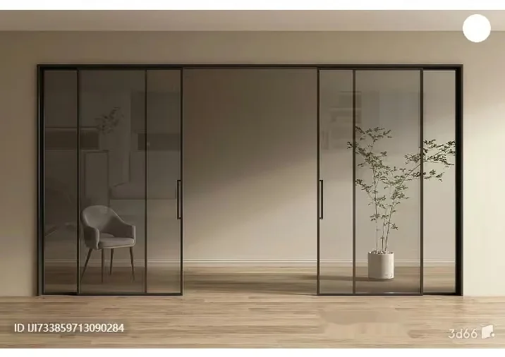 A Sliding Glass Door 3D Model – 15599 – VRAY Render