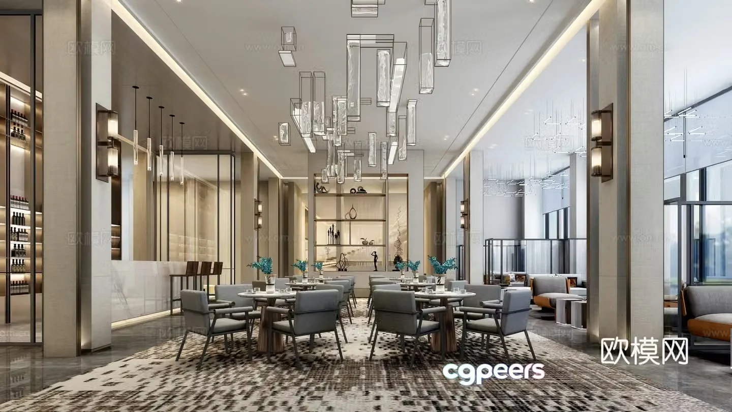 New Chinese sales office 3D model