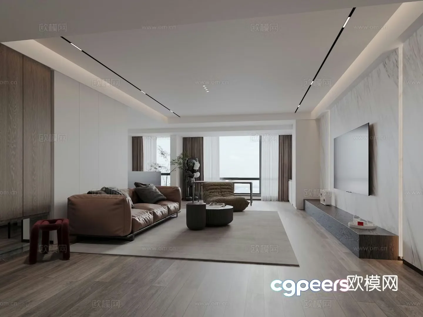 Italian living room 3d model