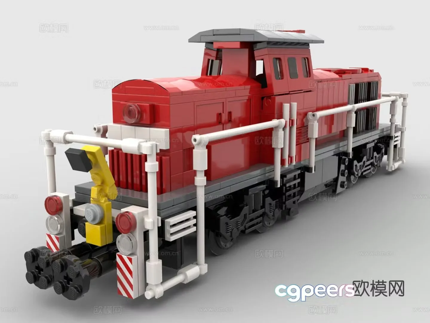 Lego LEGO toys building blocks train locomotive 3d model