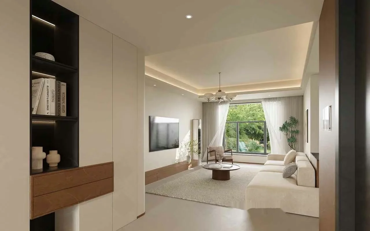 Modern Living Room 3D Model – 9927 – CORONA Render