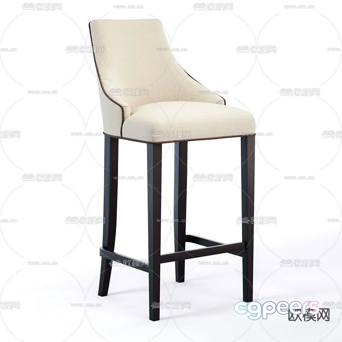 bar stool bar stool high stool 3d model