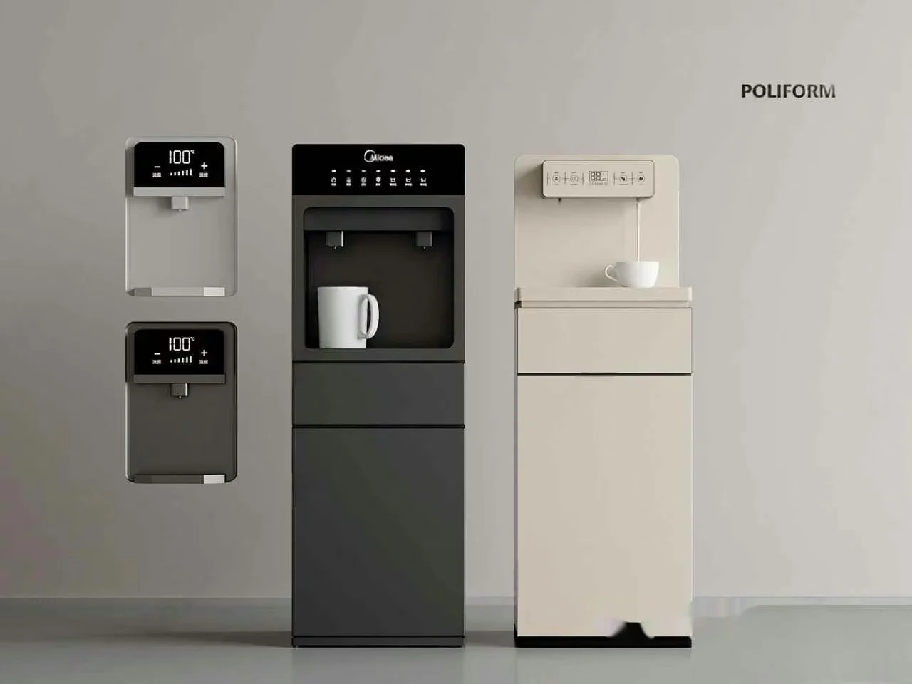 Modern Water Dispenser 3D Model – 1644 – VRAY Render