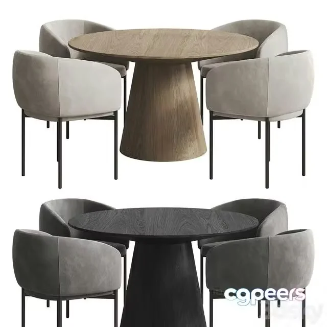 3ds Max Free – Camarosa Chair, Deo table
