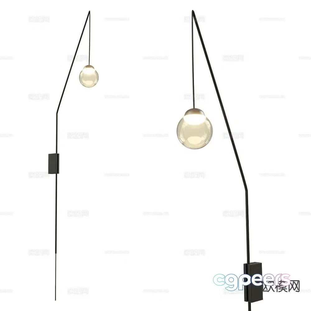 Zuiver Group modern wall light 3d model
