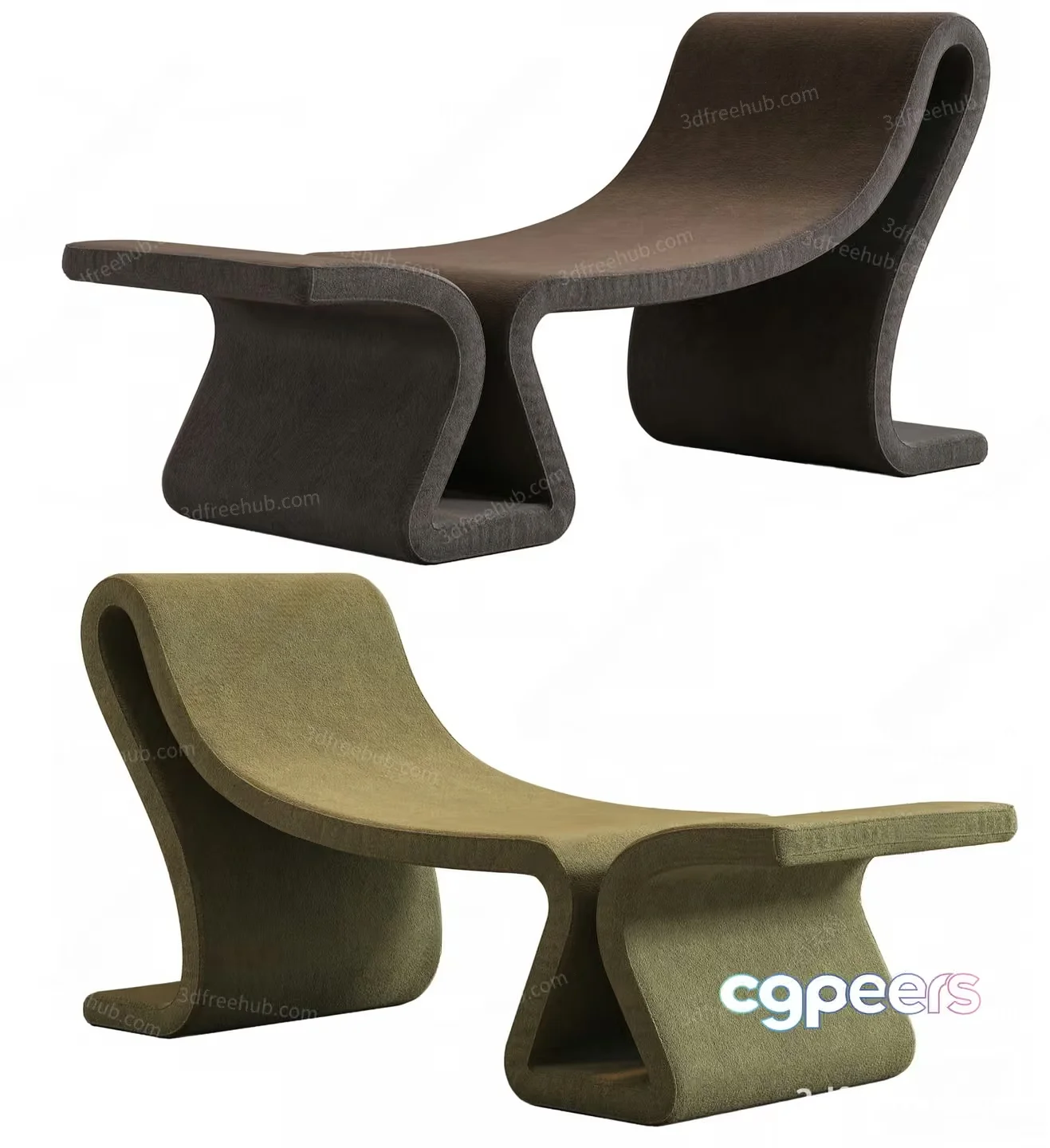A 3D-Rendered Chair 3D Model – 9465 – VRAY Render