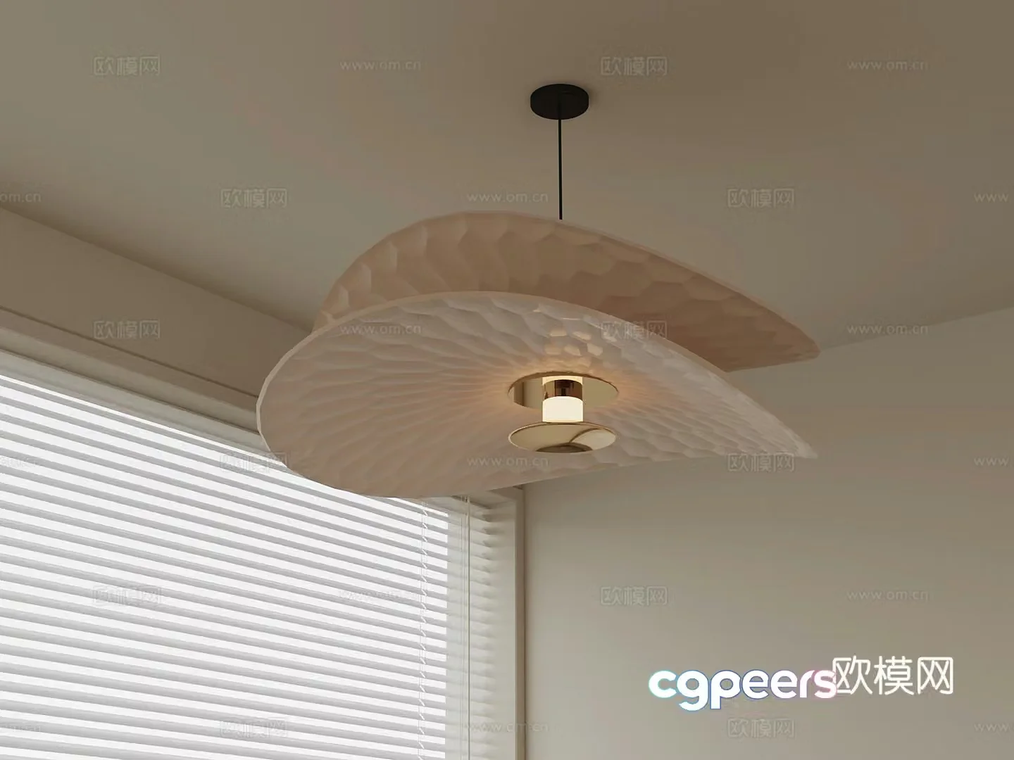 Modern Art Chandelier Decorative Light 3D Model