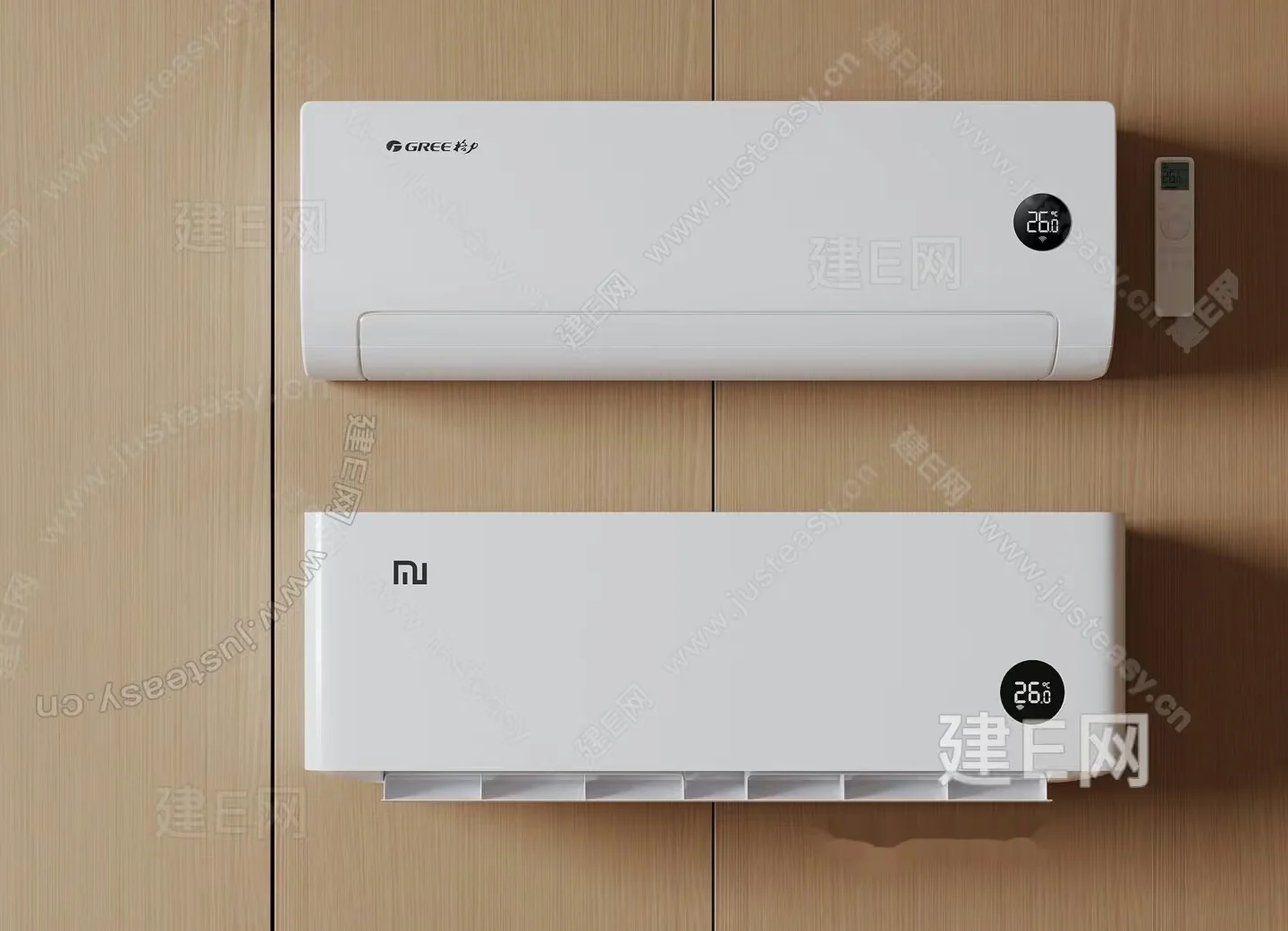 Modern Wall-Mounted Air Conditioning Units 3D Model – 16356 – VRAY Render